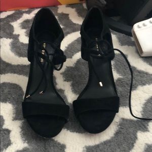 black heels